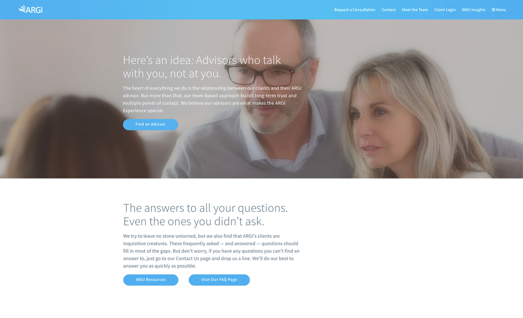 ARGI Financial Group Portfolio Asset