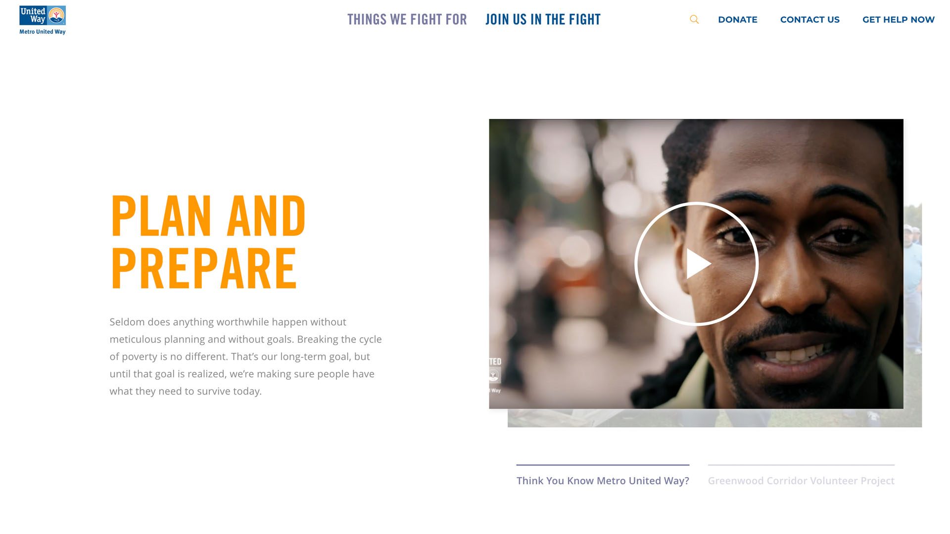 Metro United Way Portfolio Asset