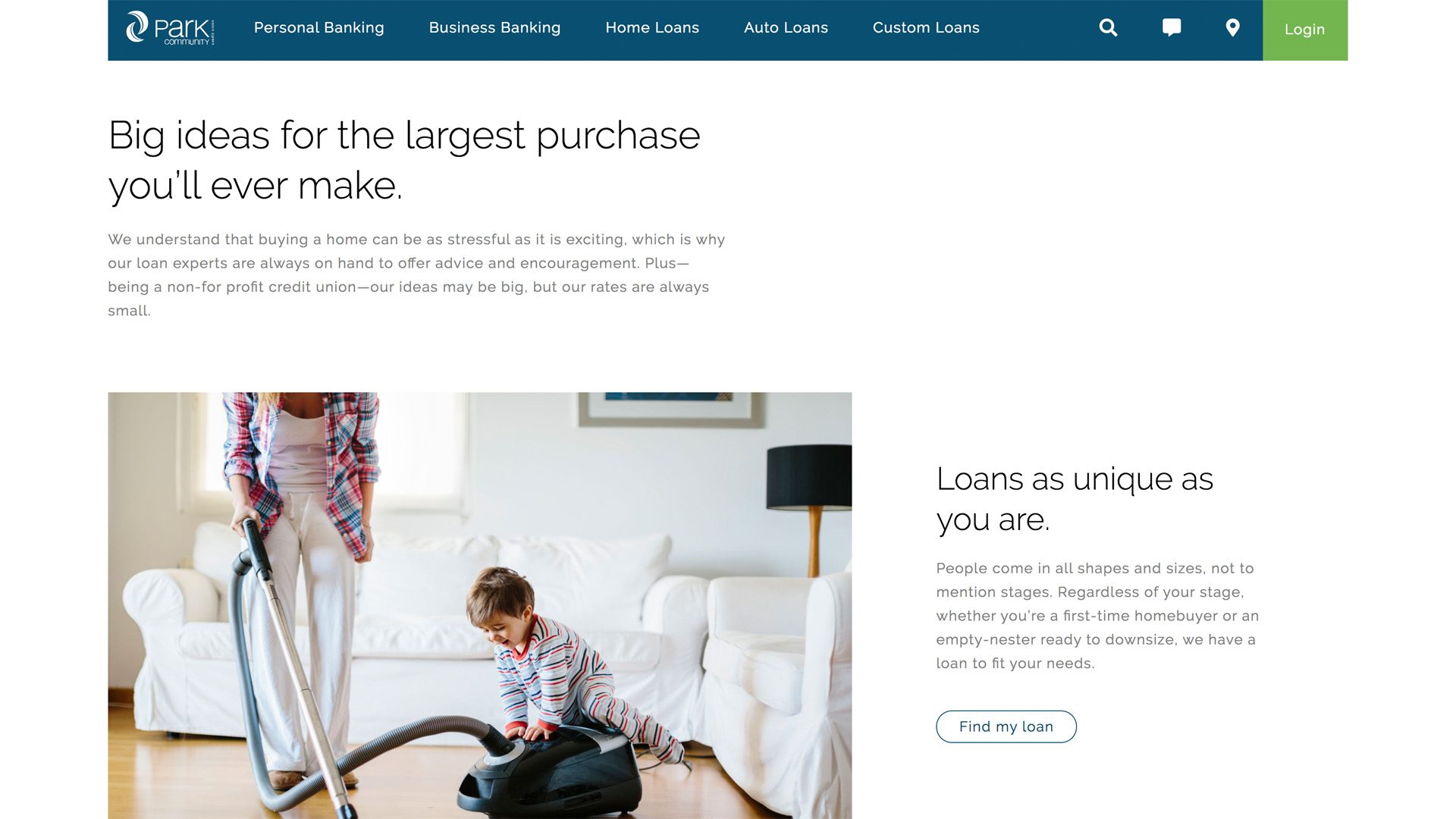 Park Community Credit Union Portfolio Asset